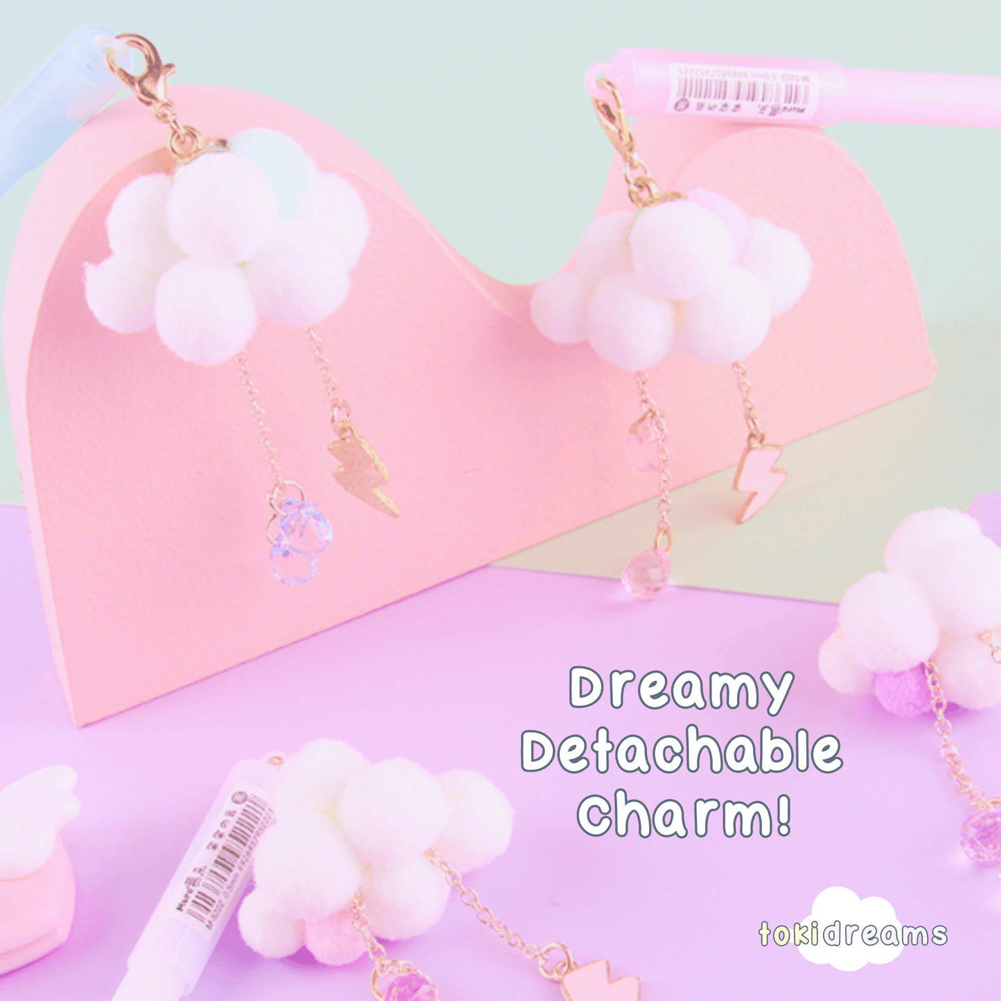 Dreamy Cloud Detachable Charm Pen