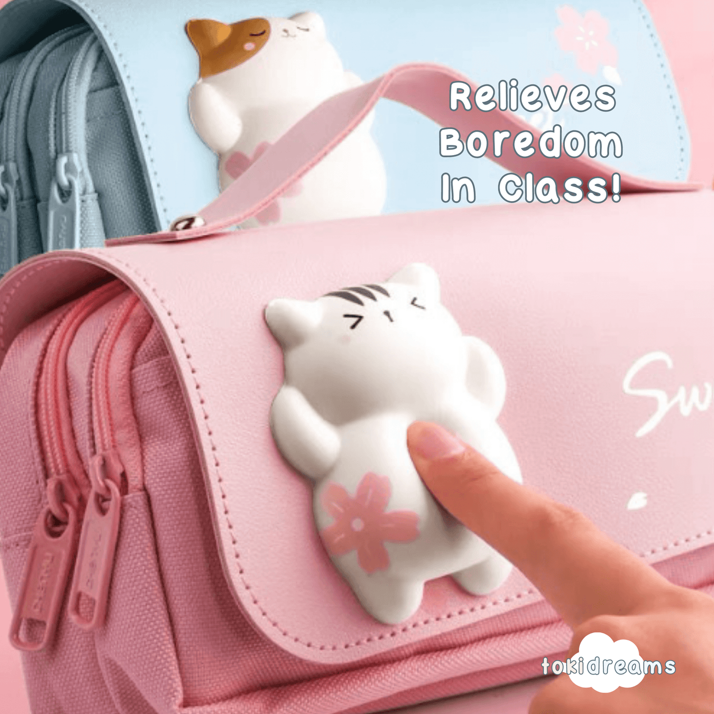 Fatty Cat Fidget Pencil Case